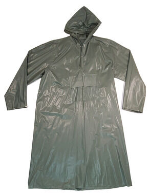 Rare Vintage Converse Hodgman USA Made Heavy Duty Green Raincoat Men's Medium